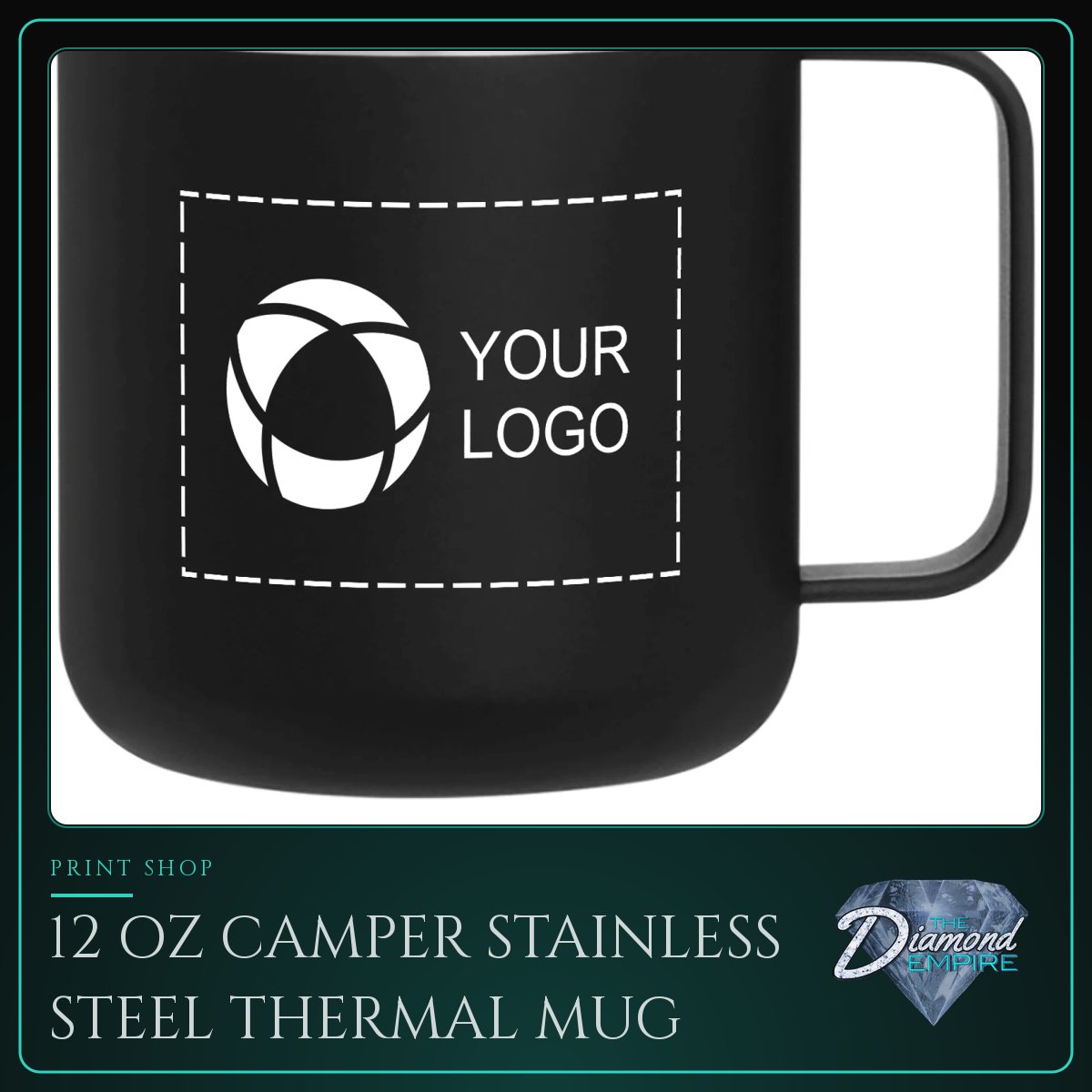 12 oz Camper Stainless Steel Thermal Mug