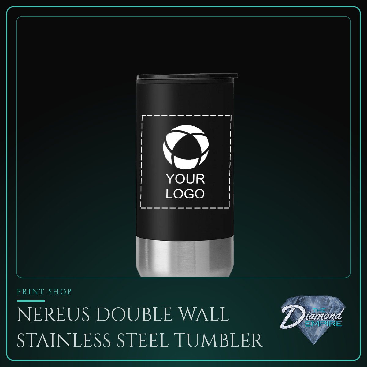 Nereus Double Wall Stainless Steel Tumbler – 16 oz.