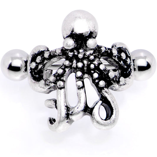 16G 1/2 Outstretched Octopus Cuff Cartilage Earring