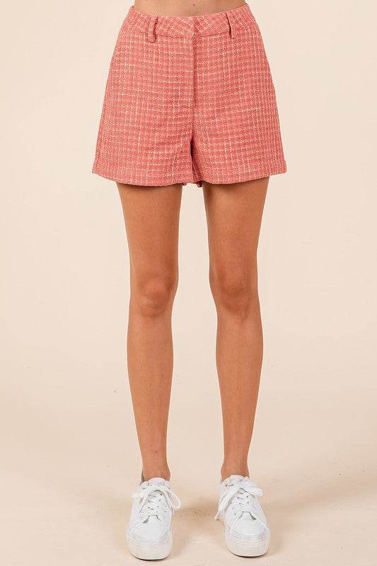 Mittoshop Tweed Classic Shorts with Side Pockets