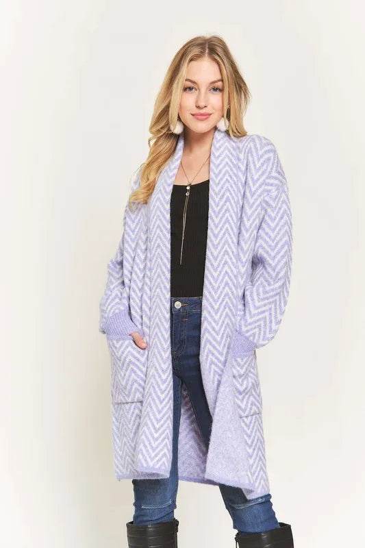 ADORA Chevron Sweater Cardigan