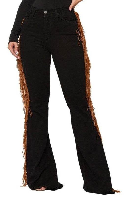 Fringe Bell Bottom - Inseam 32
