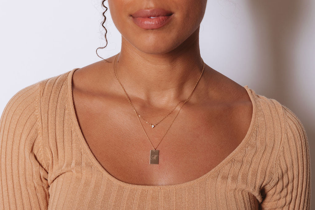 Stella Initial Necklace