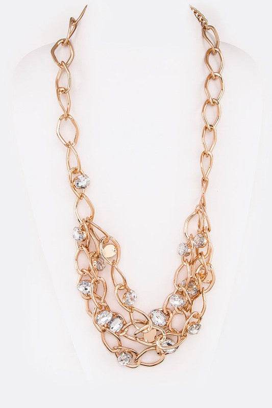 Convertible Long Chain Necklace Chain Belt