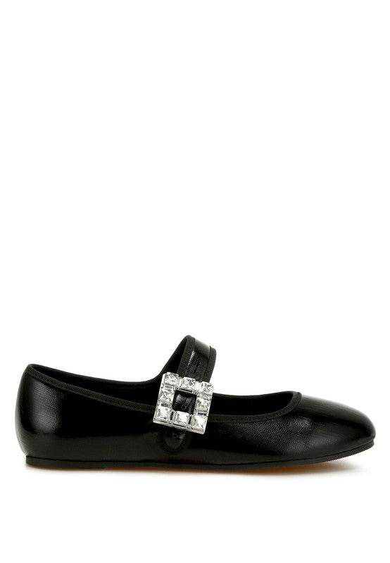 Upstage Brooch Mary Jane Ballerinas