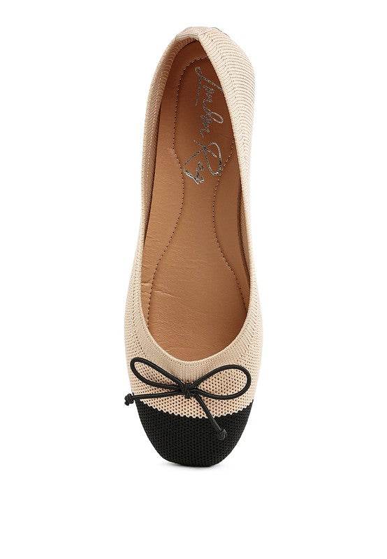 Rosario Two Tone Ballerinas