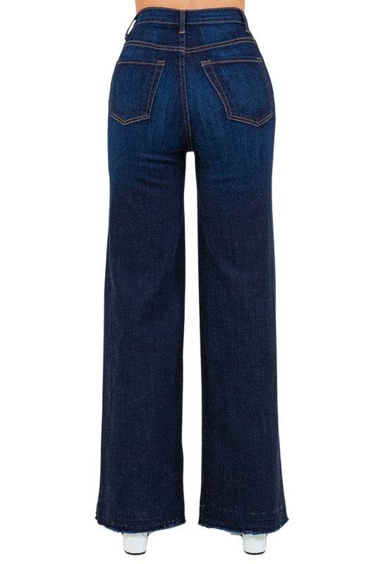 Rodeo Wide Leg Jean in Dark Wash