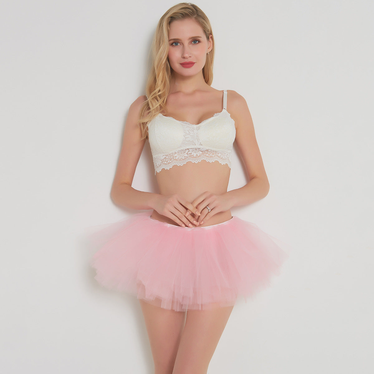 Adults Sexy Skirt Mesh Bubble Skirt Tutu Skirt Gauze Skirt Tiered Dress Performance Skirt