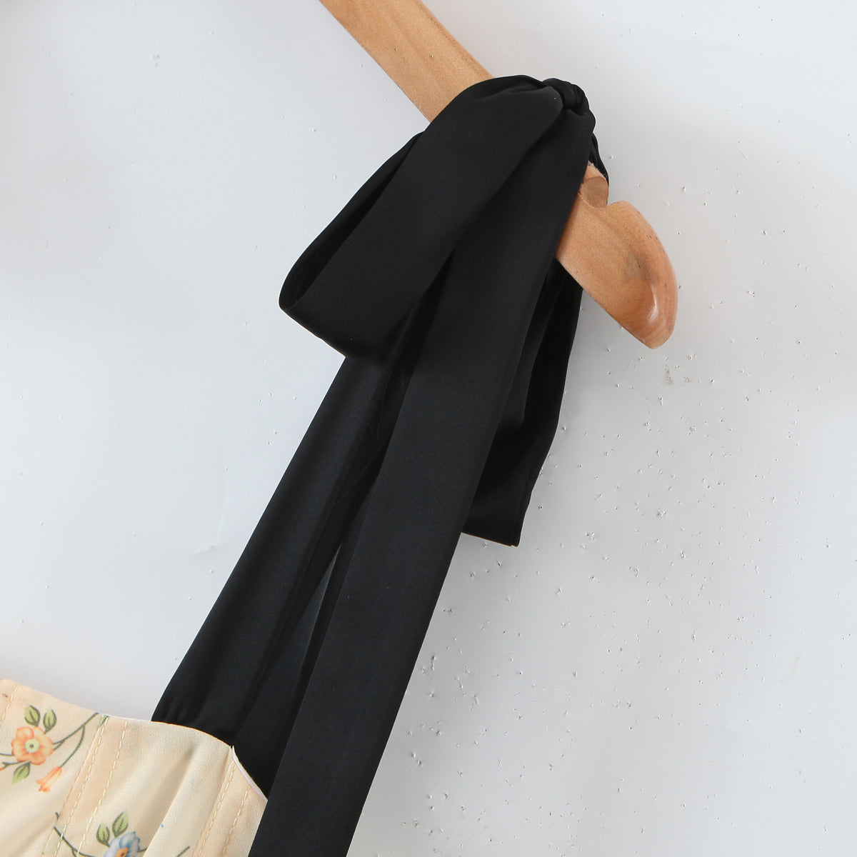Spring Summer Women Clothing Color Vacation Fresh Sexy Sexy Strap Dress Crisscross