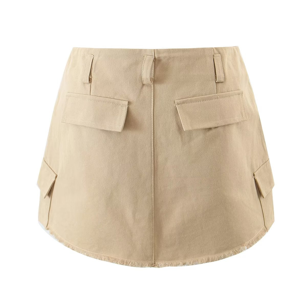 Niche Retro Sexy Anti Exposure Slim Fit Sexy Sheath Skirt Women High Waist Work Clothes Frayed Skirt