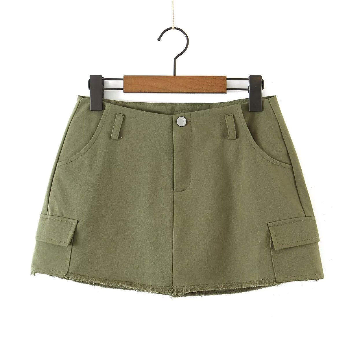 Niche Retro Sexy Anti Exposure Slim Fit Sexy Sheath Skirt Women High Waist Work Clothes Frayed Skirt