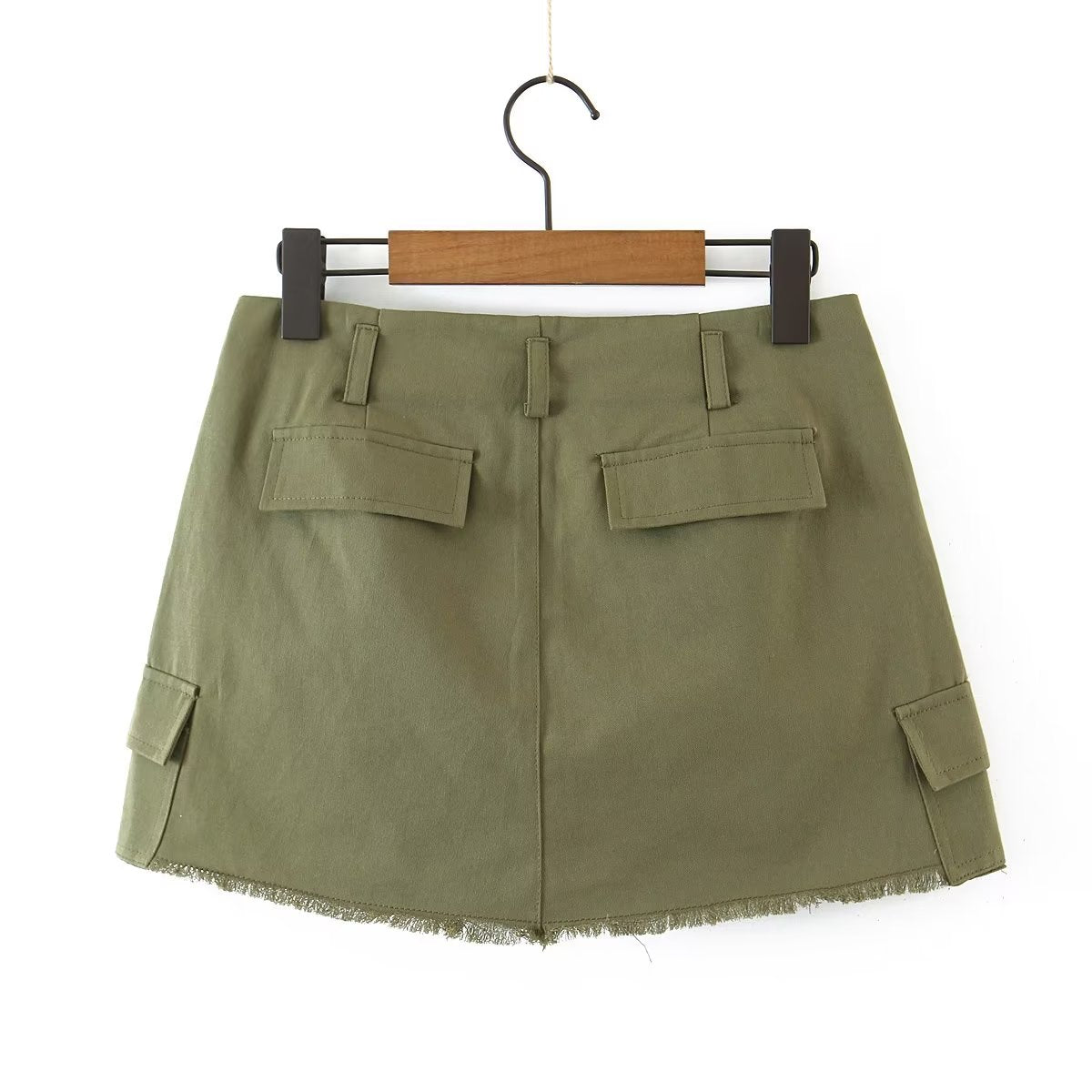 Niche Retro Sexy Anti Exposure Slim Fit Sexy Sheath Skirt Women High Waist Work Clothes Frayed Skirt