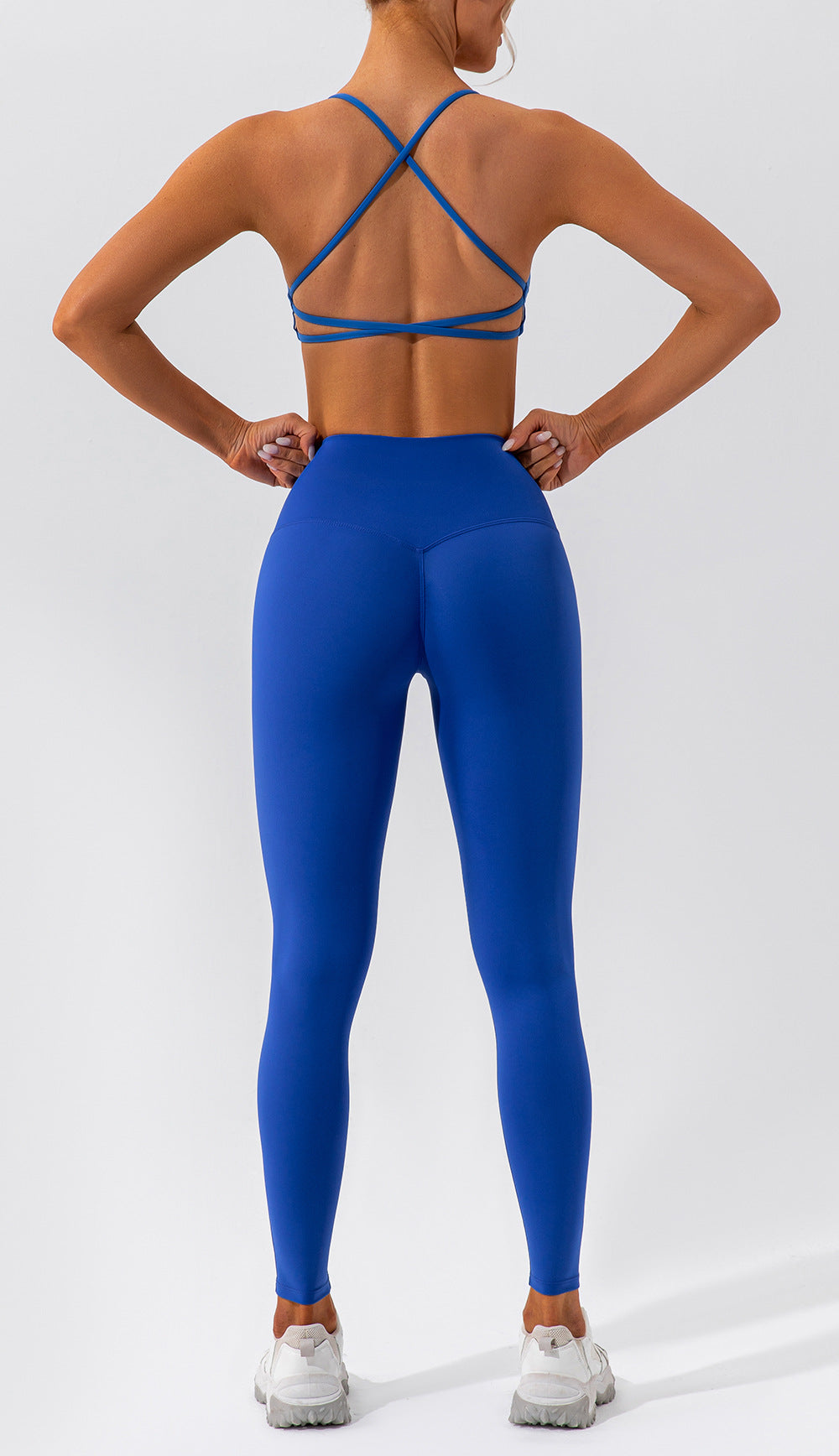 Spring Sports Suit Women Fitness Casual Running Quick Drying Nude Feel Skinny Yoga Clothes Suit