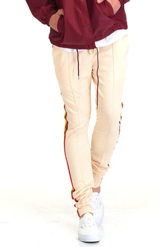 RASTA TAPED TRACK PANTS