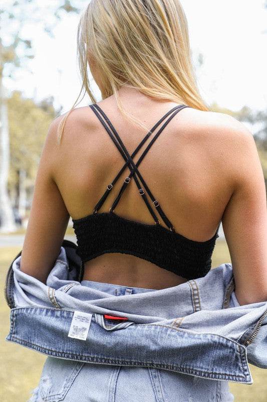 Crochet Daisy Longline Bralette