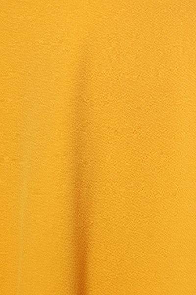 Solid high waisted A-line knee length skirt