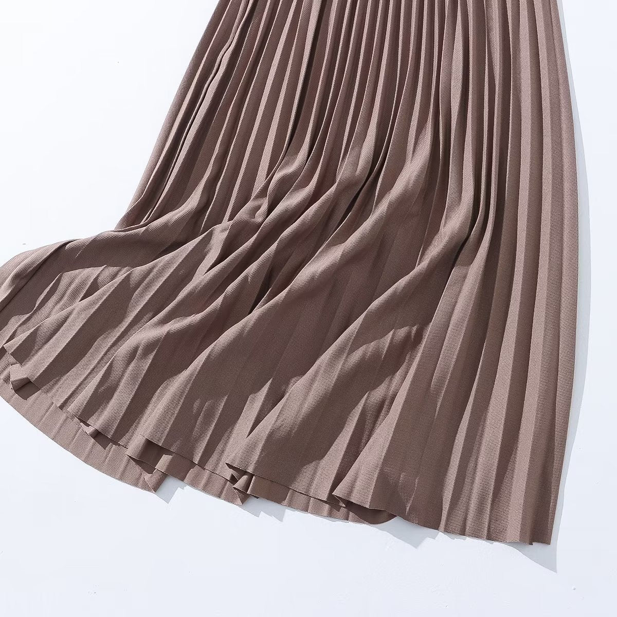 Autumn Winter Skirt Fashionable Stylish Women Skirt High Waist Stitching A line Skirt