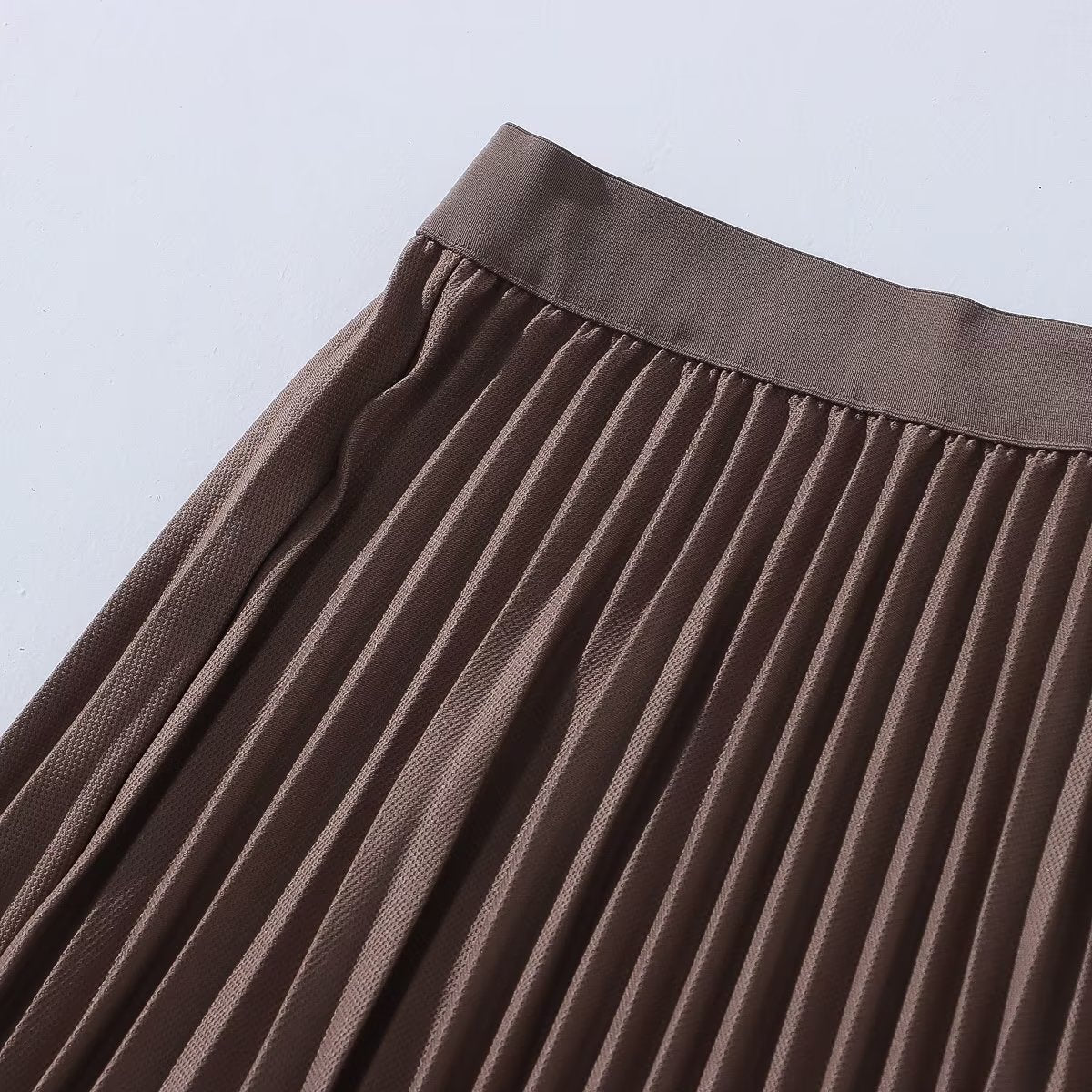 Autumn Winter Skirt Fashionable Stylish Women Skirt High Waist Stitching A line Skirt