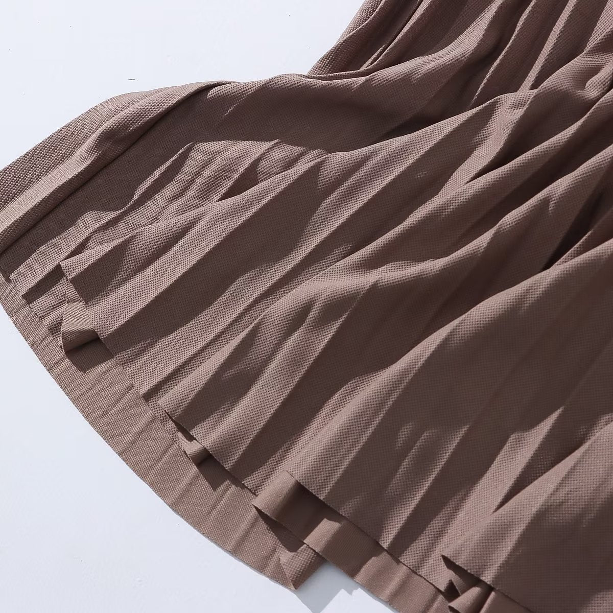Autumn Winter Skirt Fashionable Stylish Women Skirt High Waist Stitching A line Skirt
