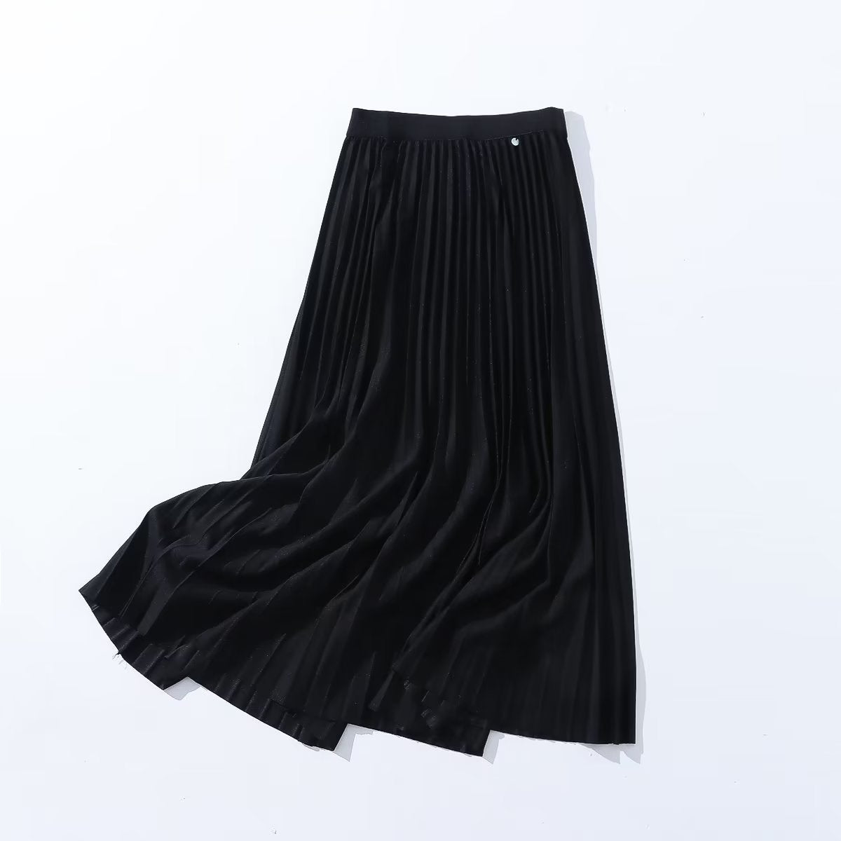 Autumn Winter Skirt Fashionable Stylish Women Skirt High Waist Stitching A line Skirt