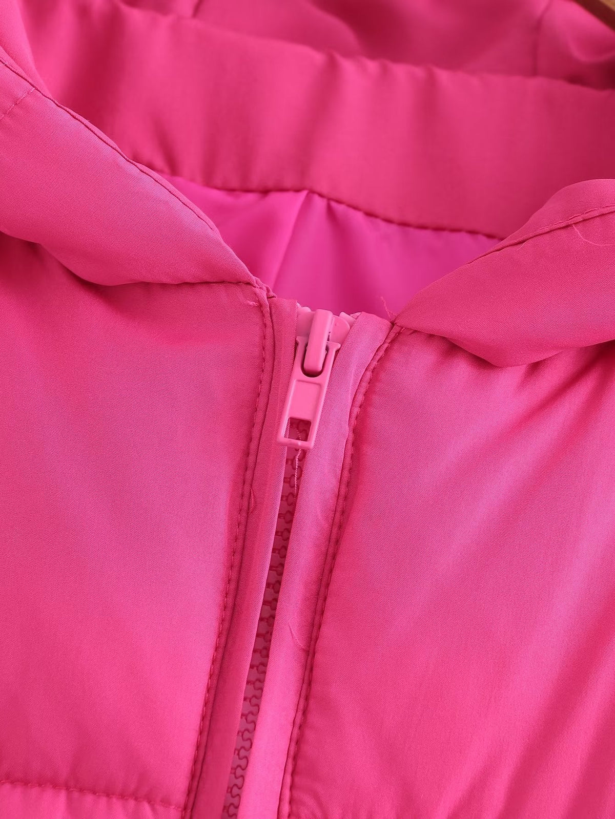 Autumn Women Clothing Urban Casual Short Hooded Cotton Coat Jacket Women