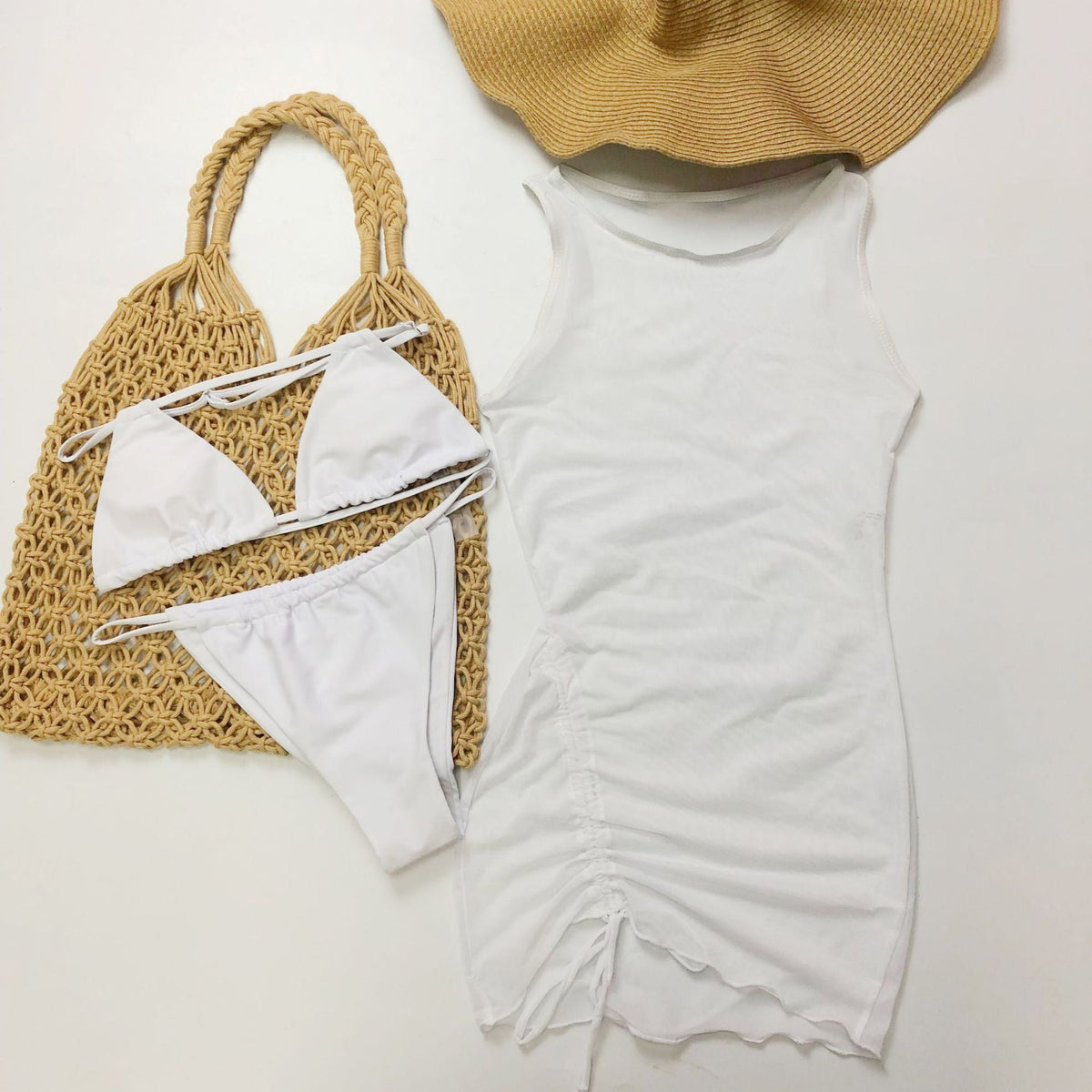 Beach Cover up Popular Sexy Bikini Three Piece