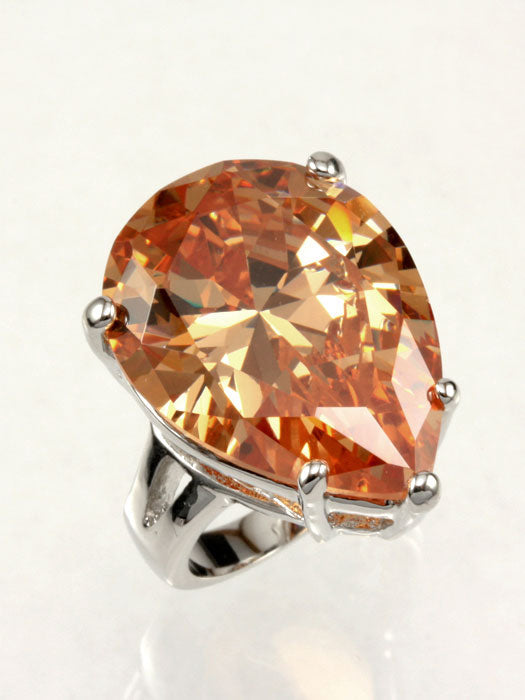 Cubic Zirconia Iconic Oversize Ring