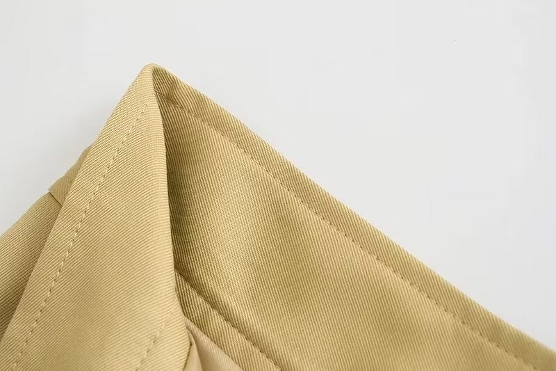 Fall Women Clothing Three Color Casual Pocket Umbrella Skirt