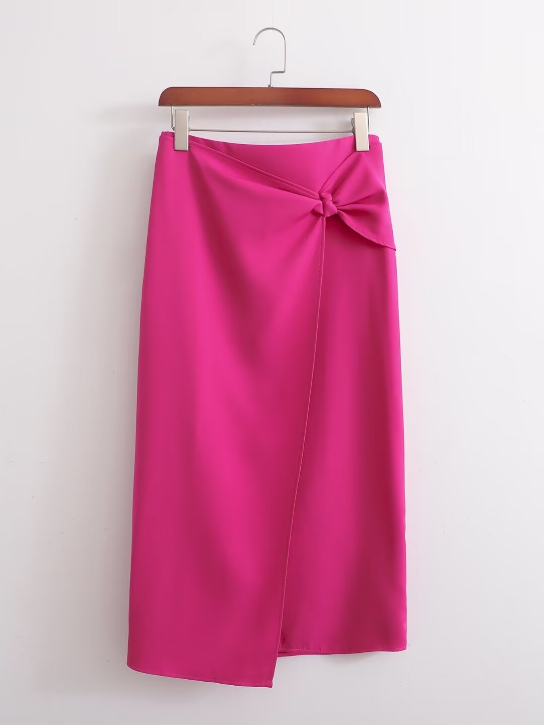 Summer Niche Solid Color Slim Fit Slimming Skirt