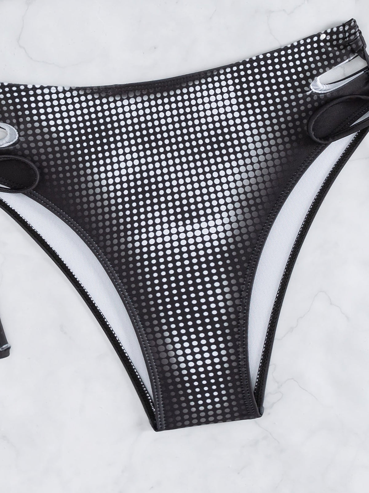 Bikini Sexy Swimsuit Women Split Bikini Black White Sports Swimsuit