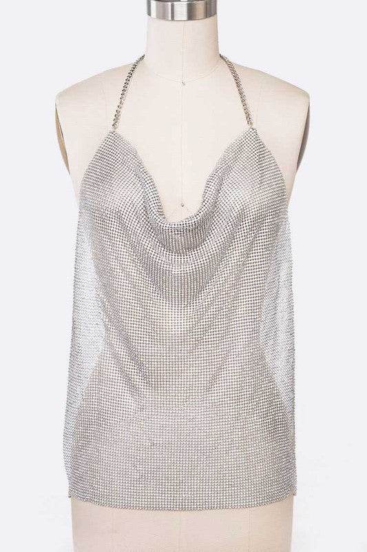 Mesh Metal Chain Mill Iconic Body Chain