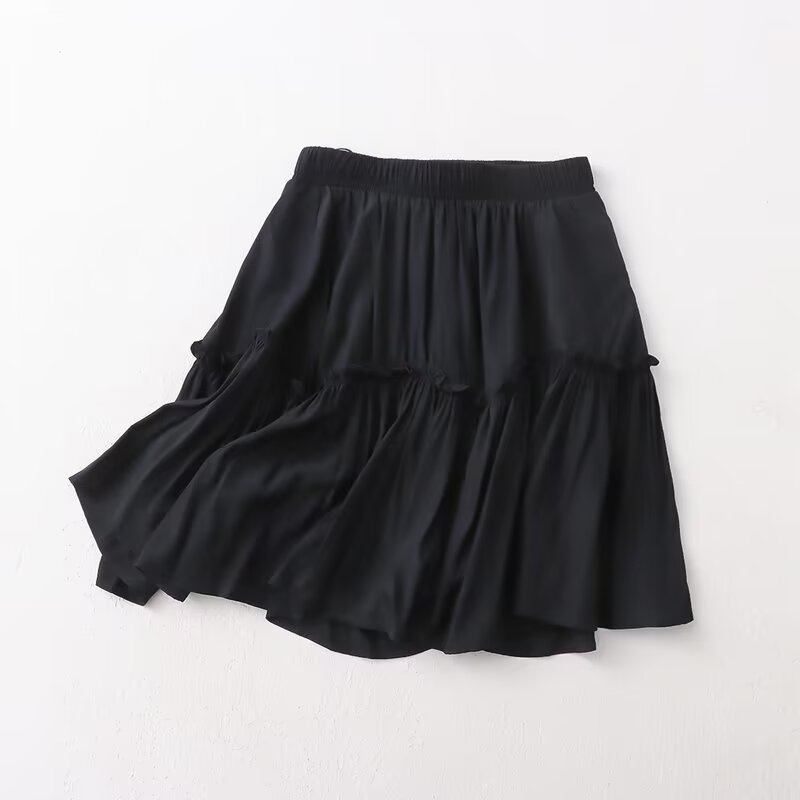Summer Elastic Waist Skirt Women Skirt Pants