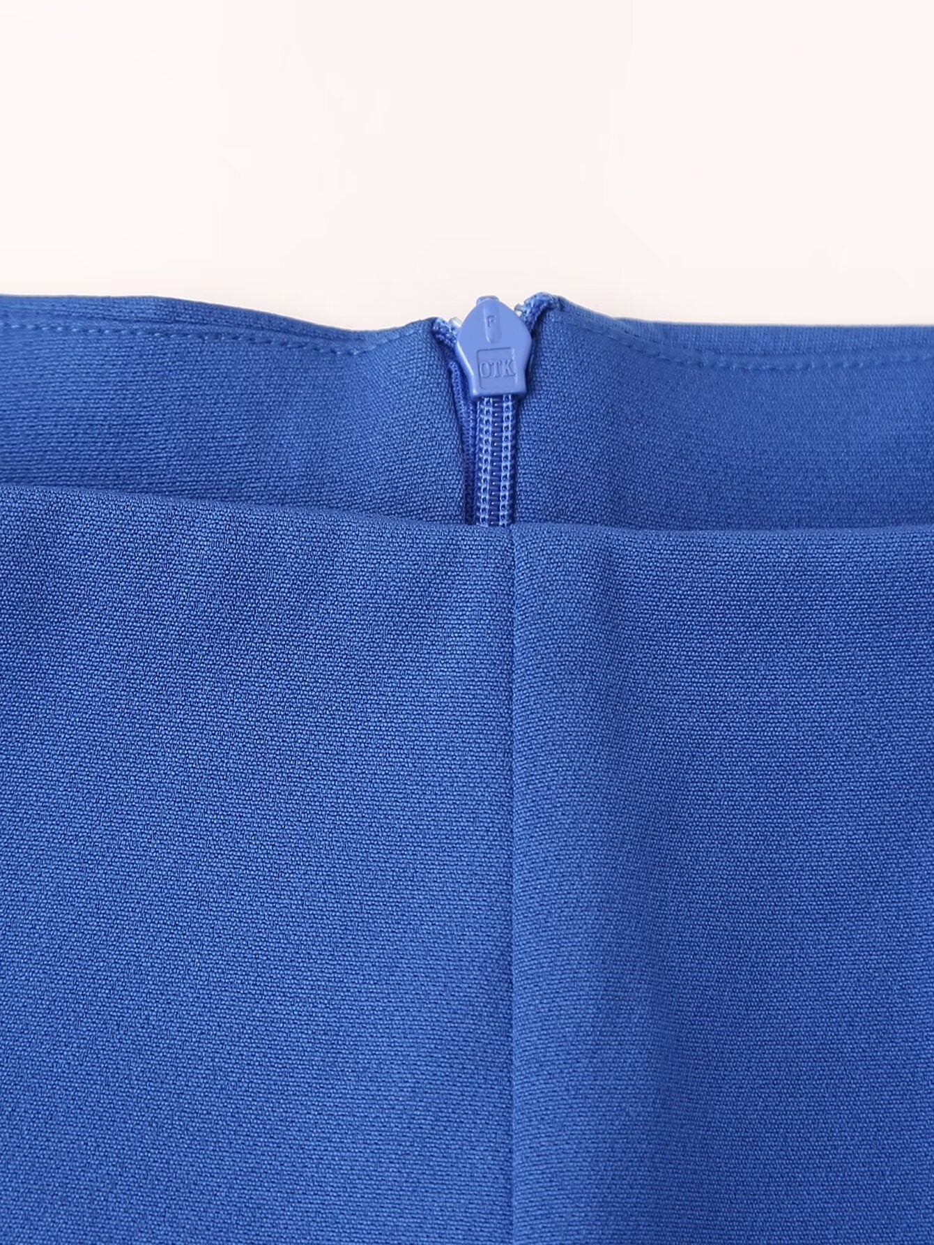 Women Clothing Summer Blue Color Back Cross Design Midi Dress