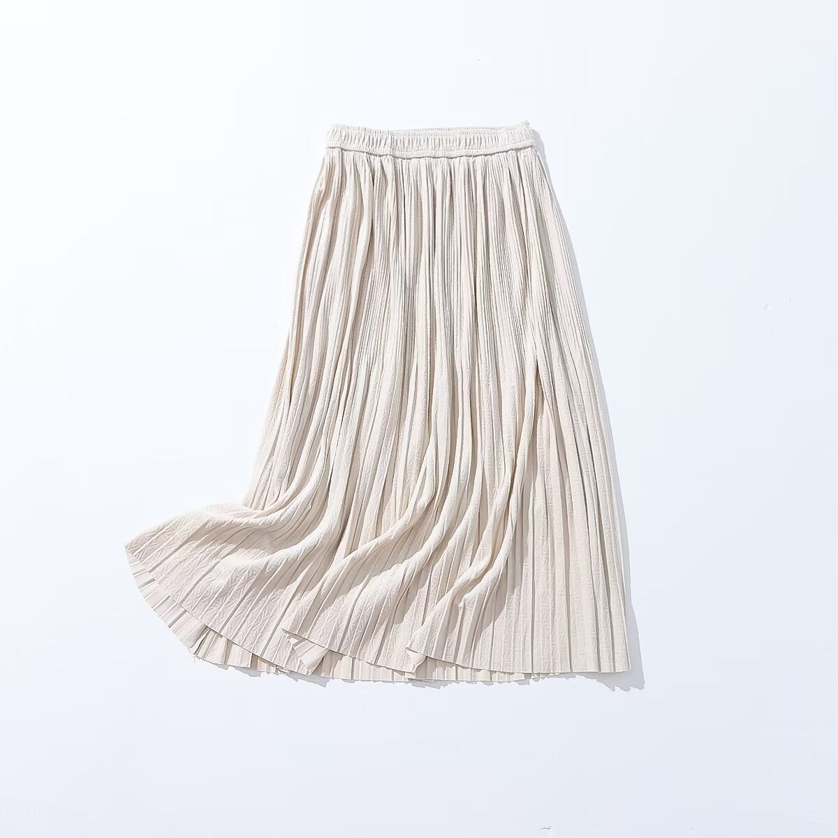 Office Velvet Texture Slim Skirt Fall High Waist Midi Skirt Fall Elegant A line Skirt Women