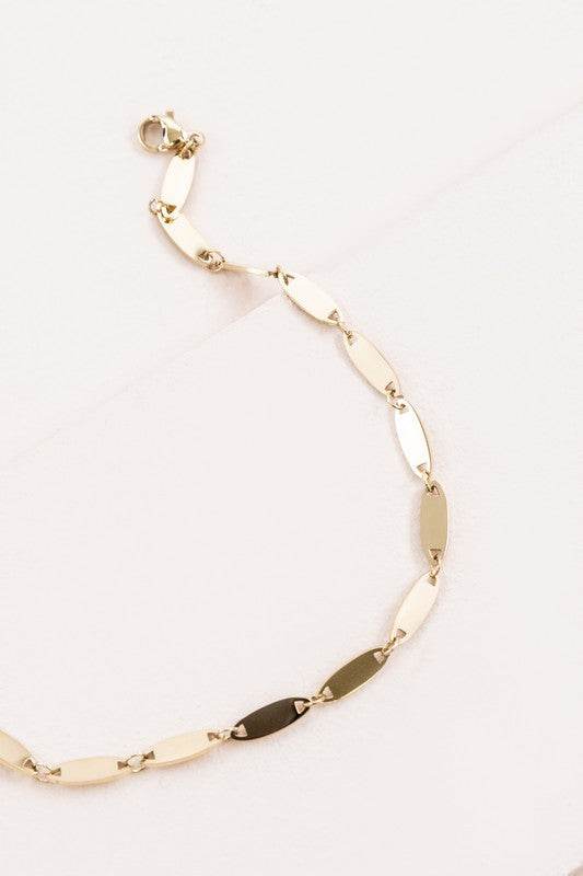 Oval Rolo Chain Anklet