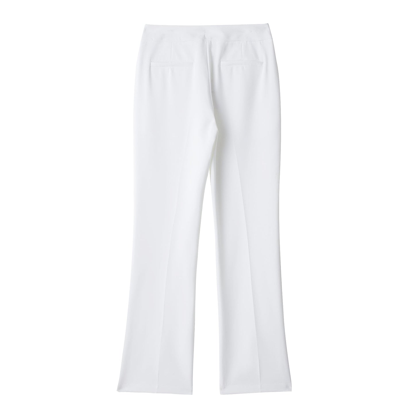 Spring Women Underwear Leg Split Straight Pants