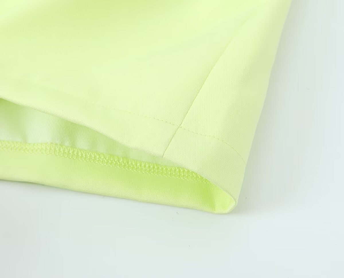 Women Clothing All Match Solid Color Asymmetric High Waist Casual Wide Leg Short Culottes
