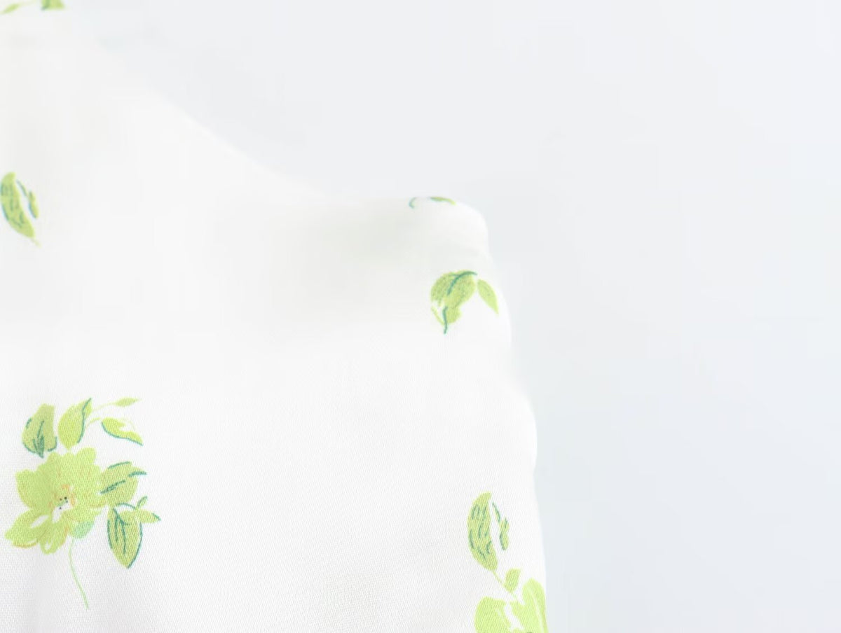 Summer Women Clothing Casual Simple Printing Slip Dress