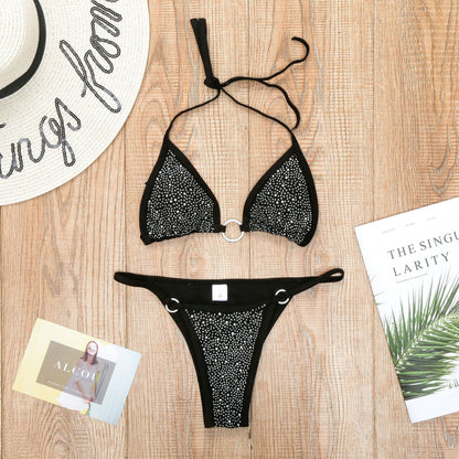 Sexy Bikini Diamond Women Swimsuit Split Swimsuit