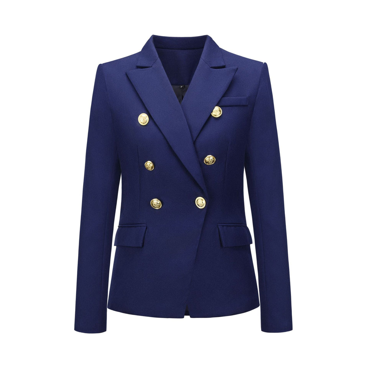 New Women Clothes Coat Autumn Winter Small Houndstooth Fashion Short Double Breasted Coat Blazer
