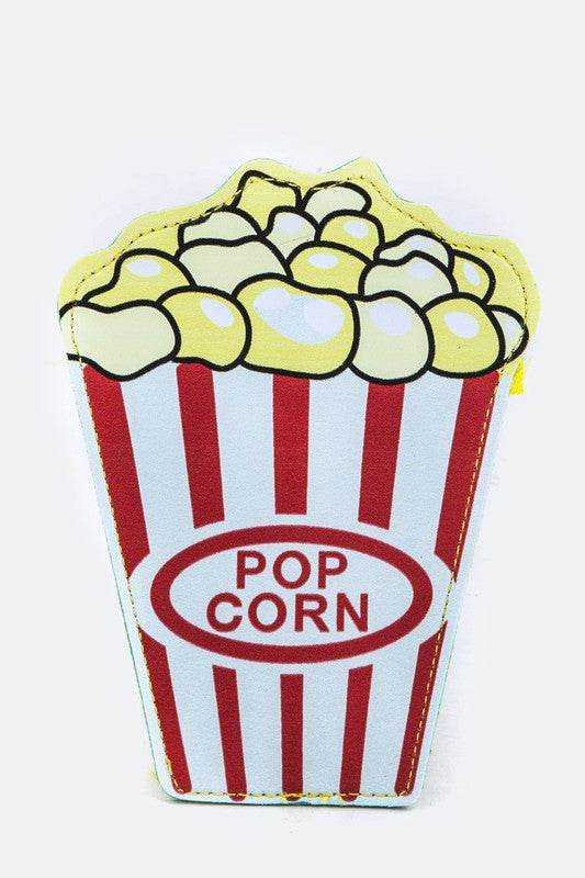 Popcorn Coin Purse Key Chain