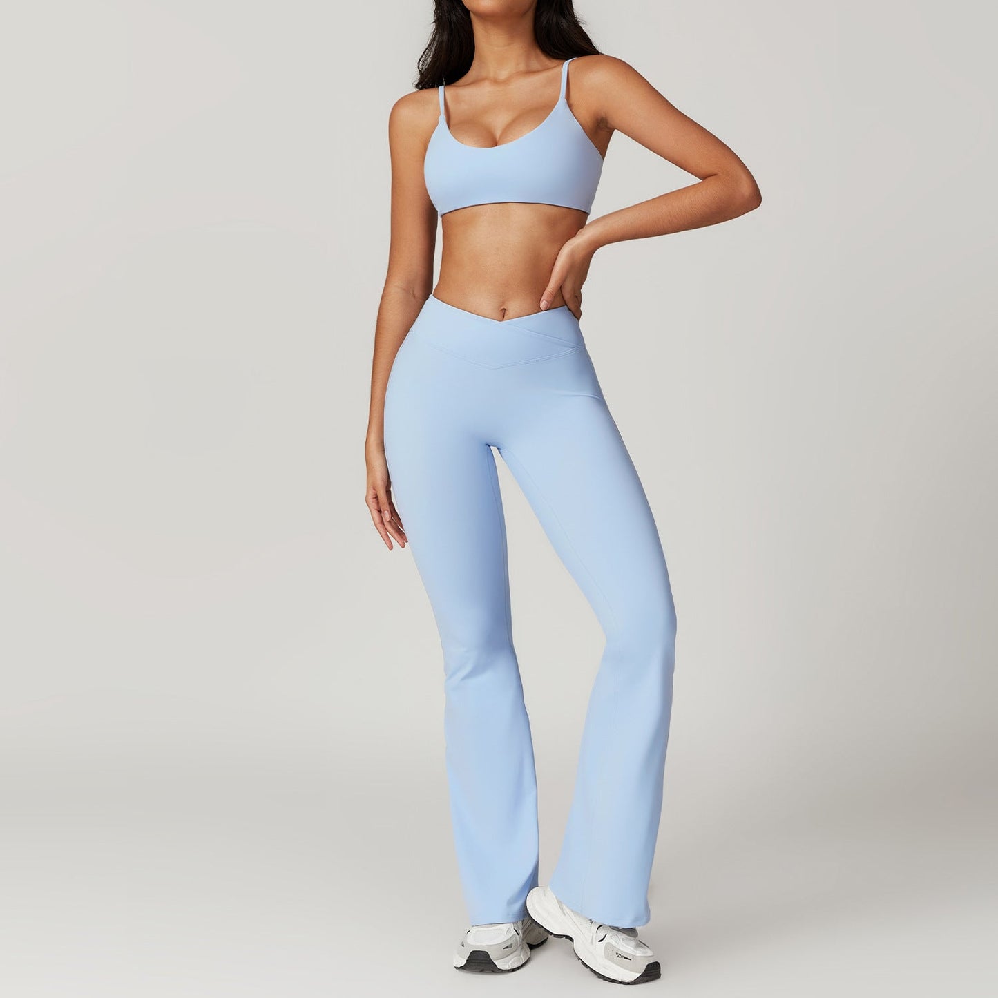 Sollinarry Sustainable Recycled Tight Quick Drying Yoga Suit Outer Wear Running Sports Short Sleeve Suit Beauty Back Workout Clothes Women
