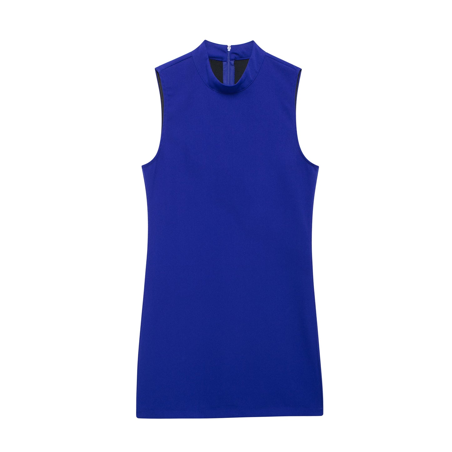 Fall Women Clothing Casual Simple Short Sleeveless Dress