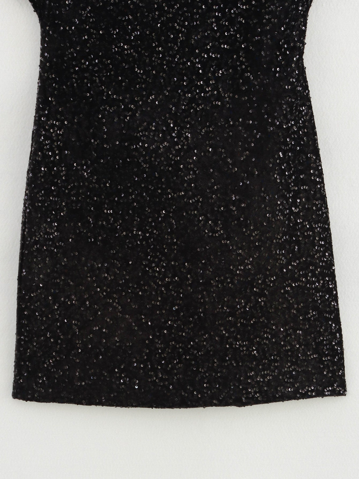 Winter Women Clothing Velvet Texture Sleeveless Back V neck Hip Dress