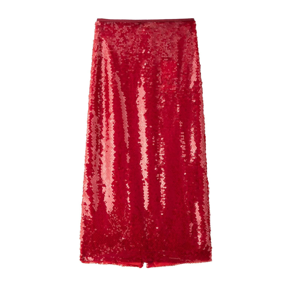 Summer French Lightly Mature Personality Beads Decoration Midi Skirt
