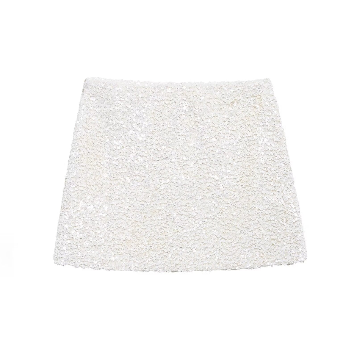 Winter Women Clothing Fashionable Simple Beads Decoration A line Short Skirt