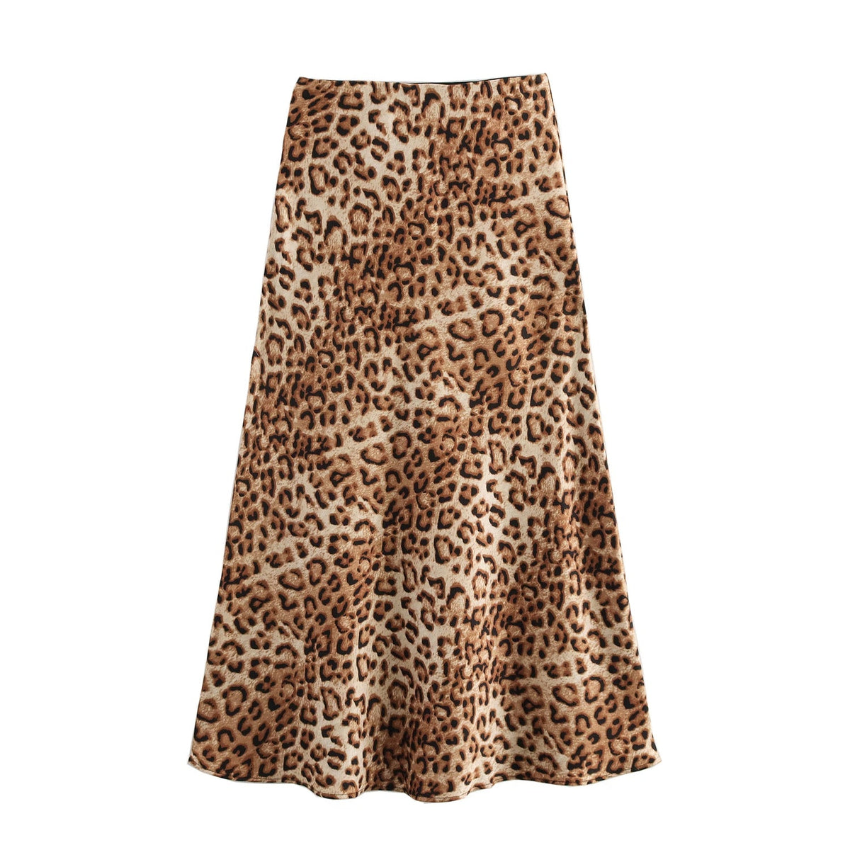 Spring Women Stylish Simple Elastic Long Skirt