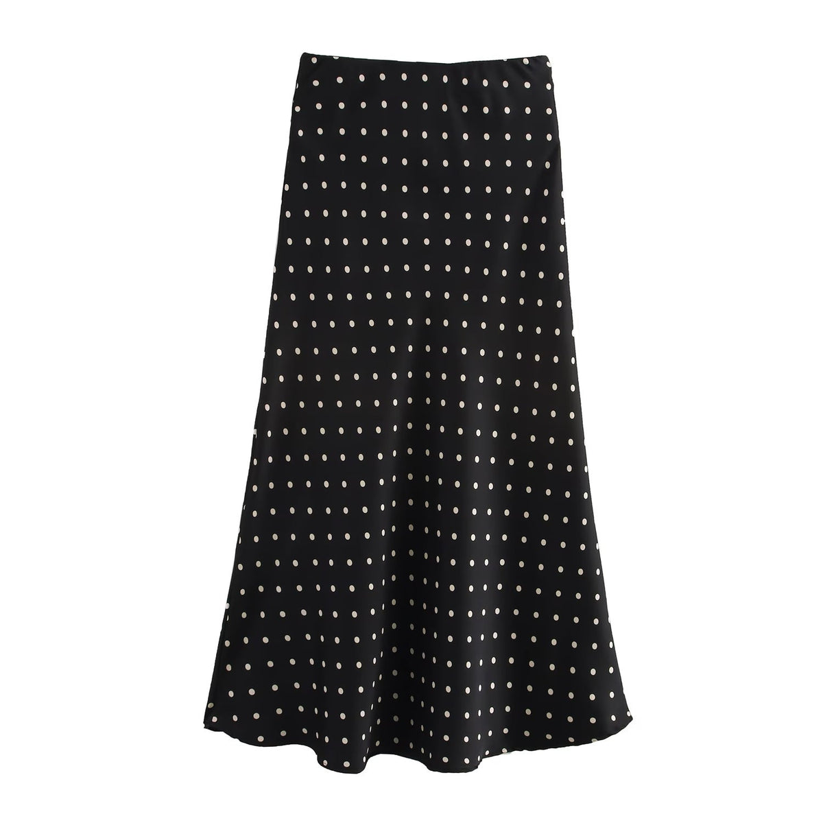 Spring Women Stylish Simple Elastic Long Skirt