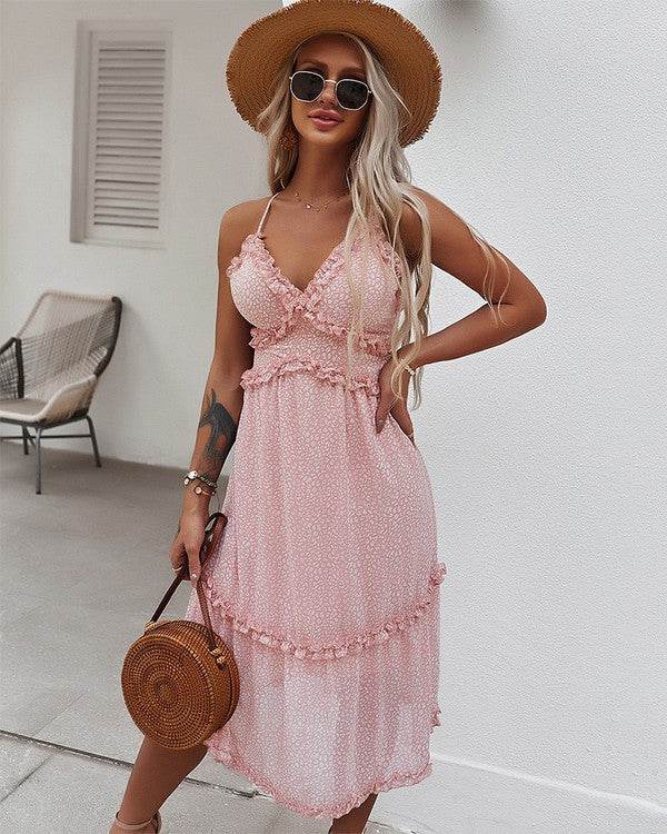 Ruffle babydoll dress