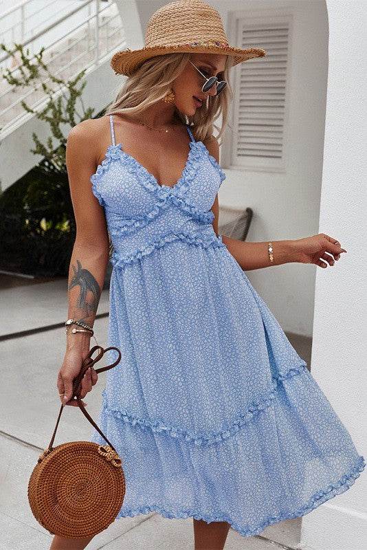 Ruffle babydoll dress